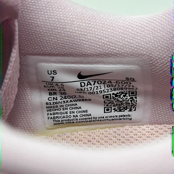 Nike W Air Force 1 Fontanka Foam Pink Valentine's Day Women's 7 7.5 8 DA7024-600 - Picture 9 of 11